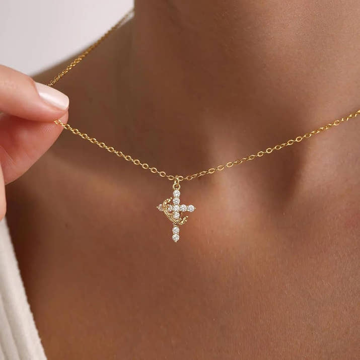 Crown Cross Necklace™