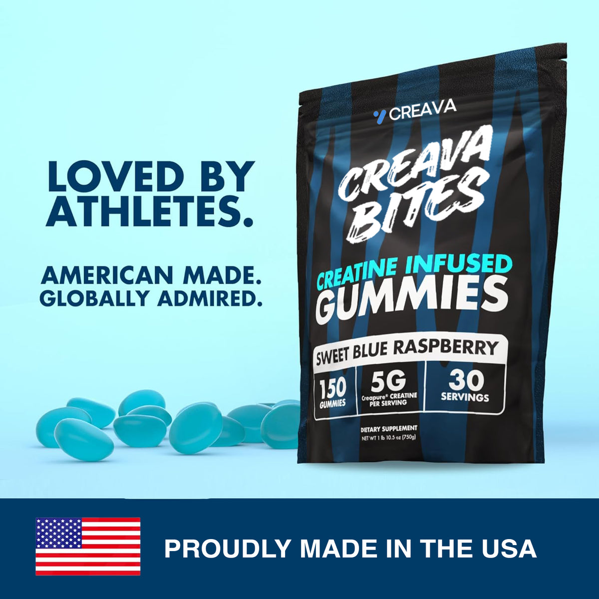 Creava Bites™ Creatine Infused Gummies -5g