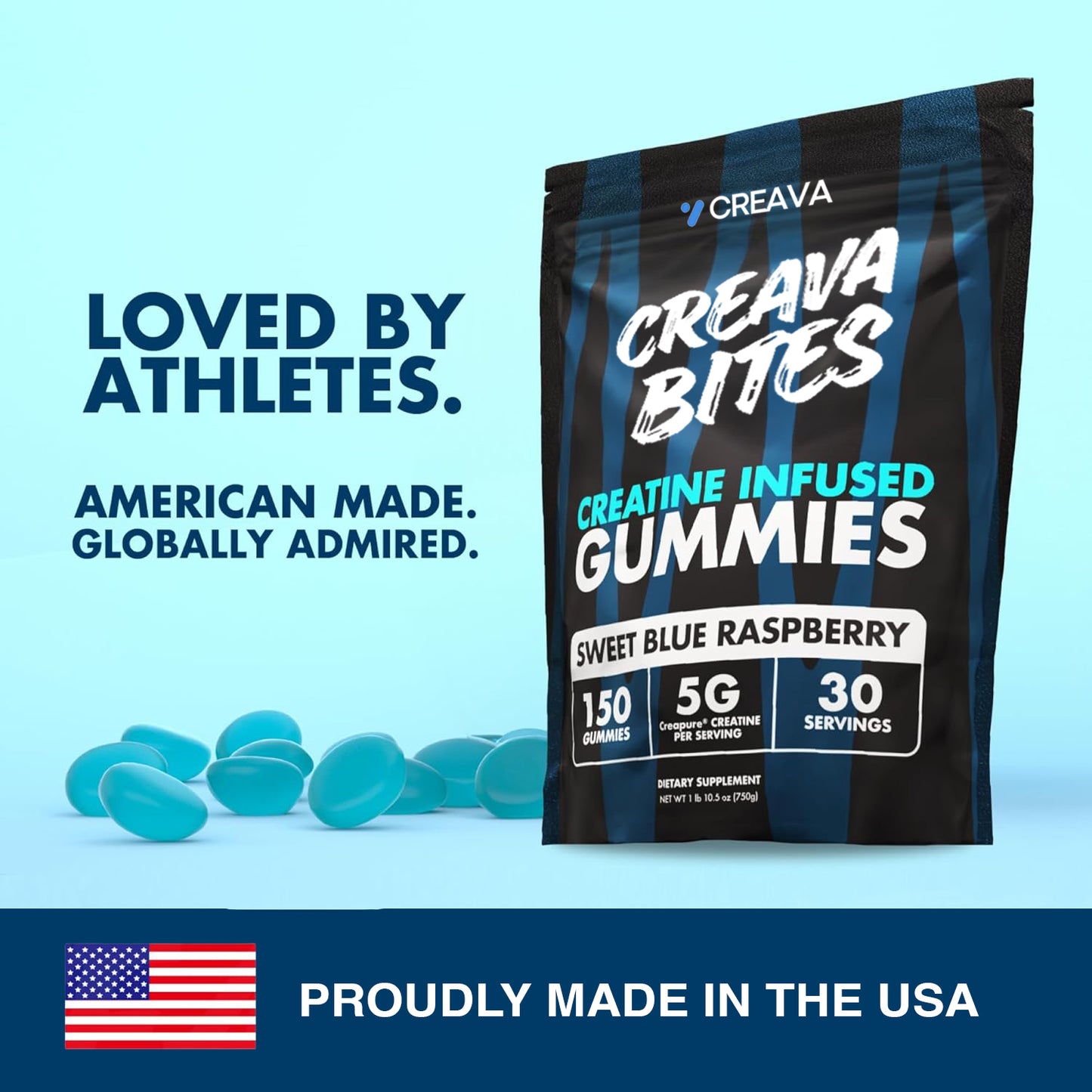 Creava Bites™ Creatine Infused Gummies -5g